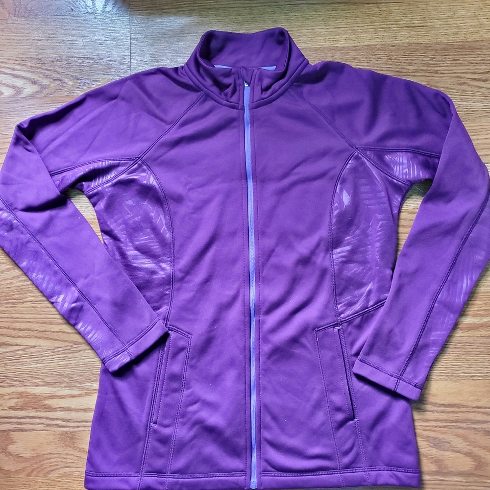 Active zip up fleece top